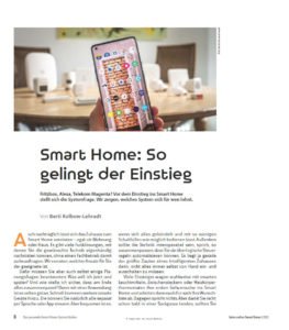 Einsteiger-Beitrag im Smart-Home-Magazin