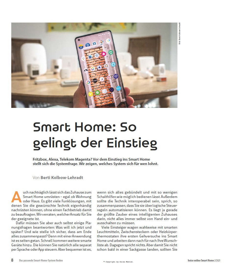 Smart Home: So gelingt der Einstieg - heise online Smart Home